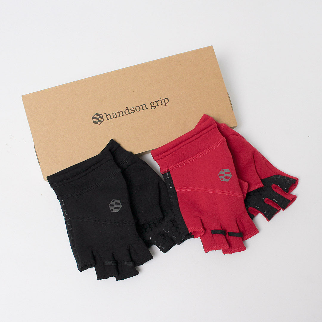 HANDSON GRIP / Liberty Guantes POLARTEC Power Stretch Pro de medio dedo