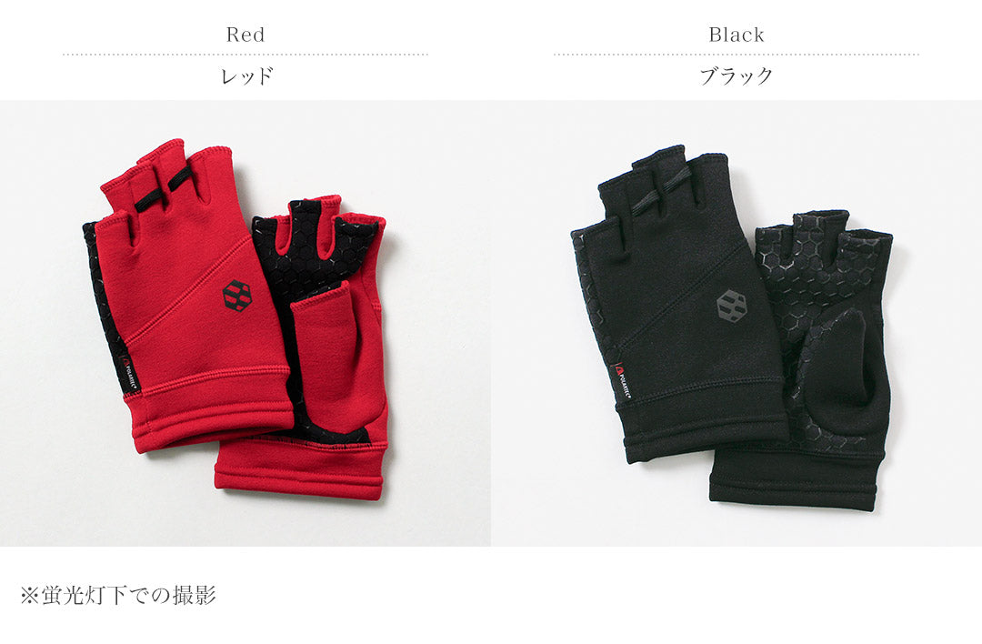 HANDSON GRIP / Liberty Guantes POLARTEC Power Stretch Pro de medio dedo