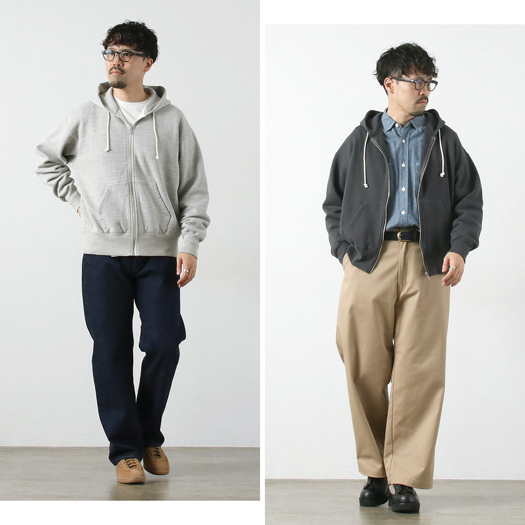 FILMELANGE / Sheriff Campione 内衬拉链连帽衫