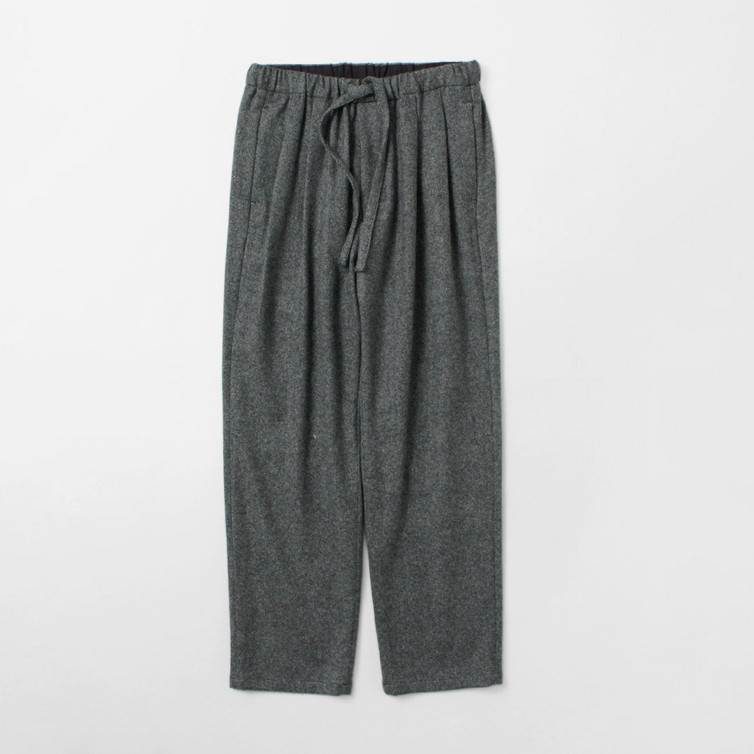 FANTASTICDAYS / Pantalon facile en tweedy en laine de polyester recyclé