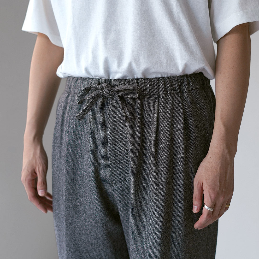 FANTASTICDAYS / Pantalon facile en tweedy en laine de polyester recyclé