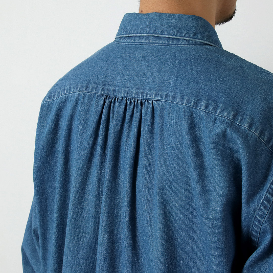 FUJITO / Chemise grande taille en denim 8oz