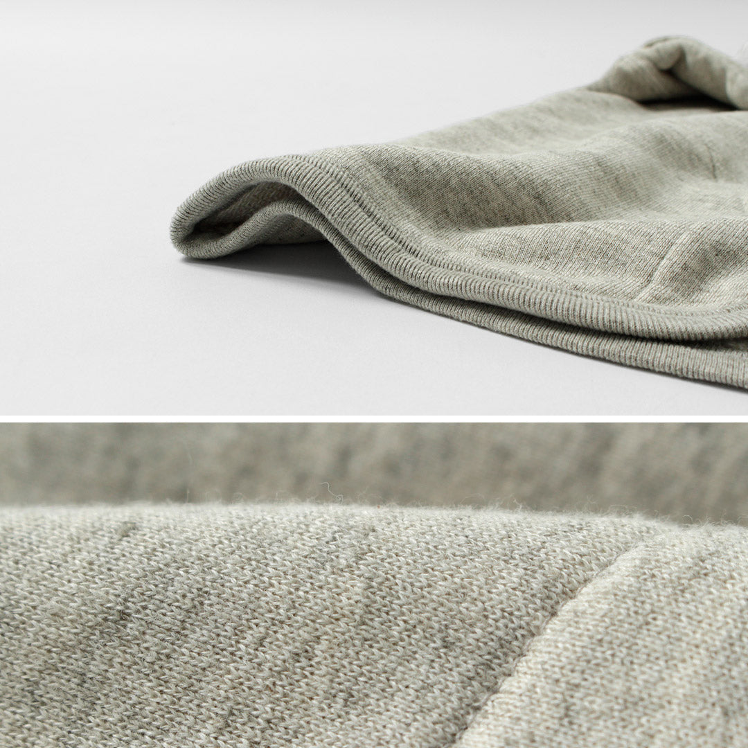 UNDYED / Cardigan zippé en sweat en coton biologique