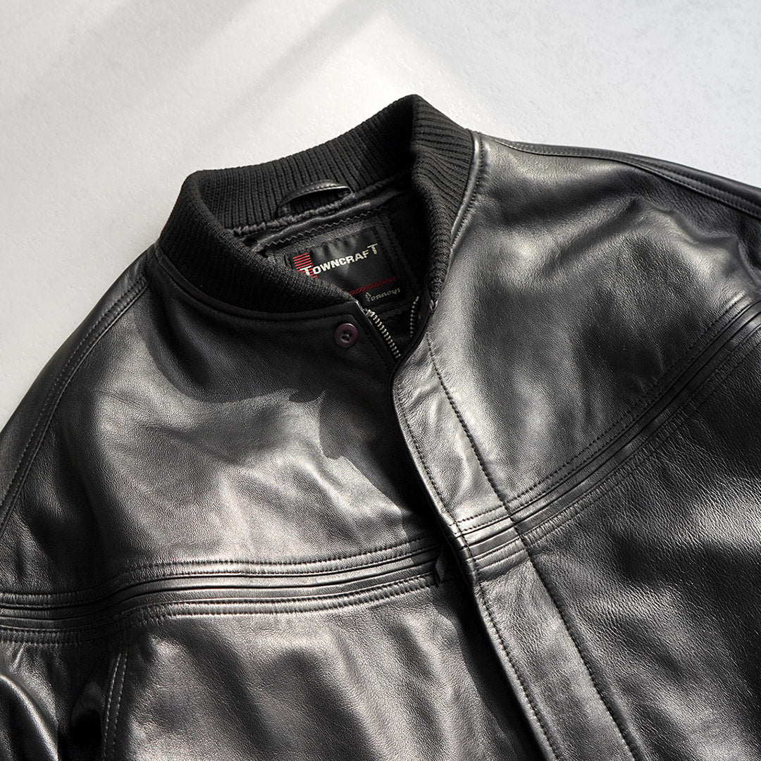 TOWNCRAFT / Chaqueta Derby de piel
