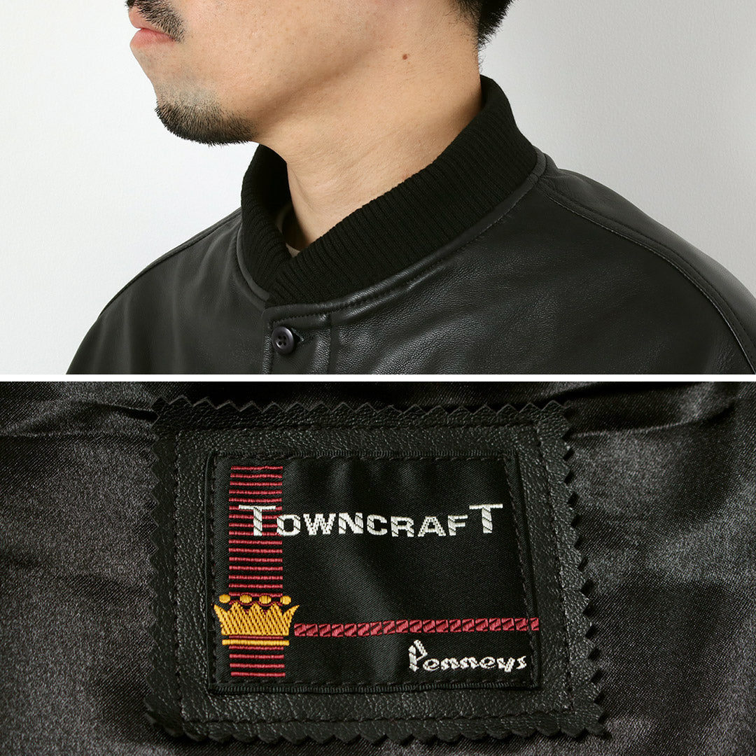 TOWNCRAFT / Chaqueta Derby de piel