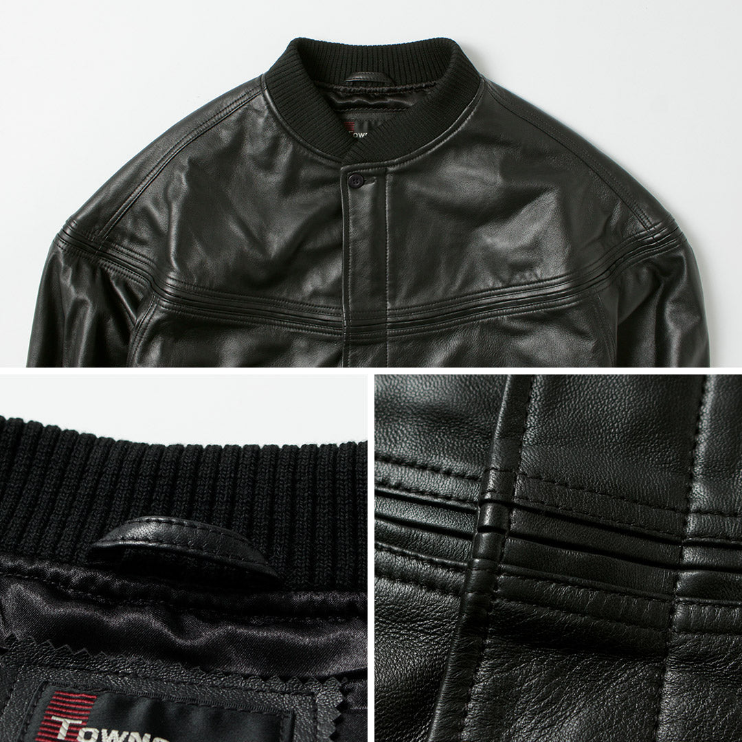 TOWNCRAFT / Chaqueta Derby de piel