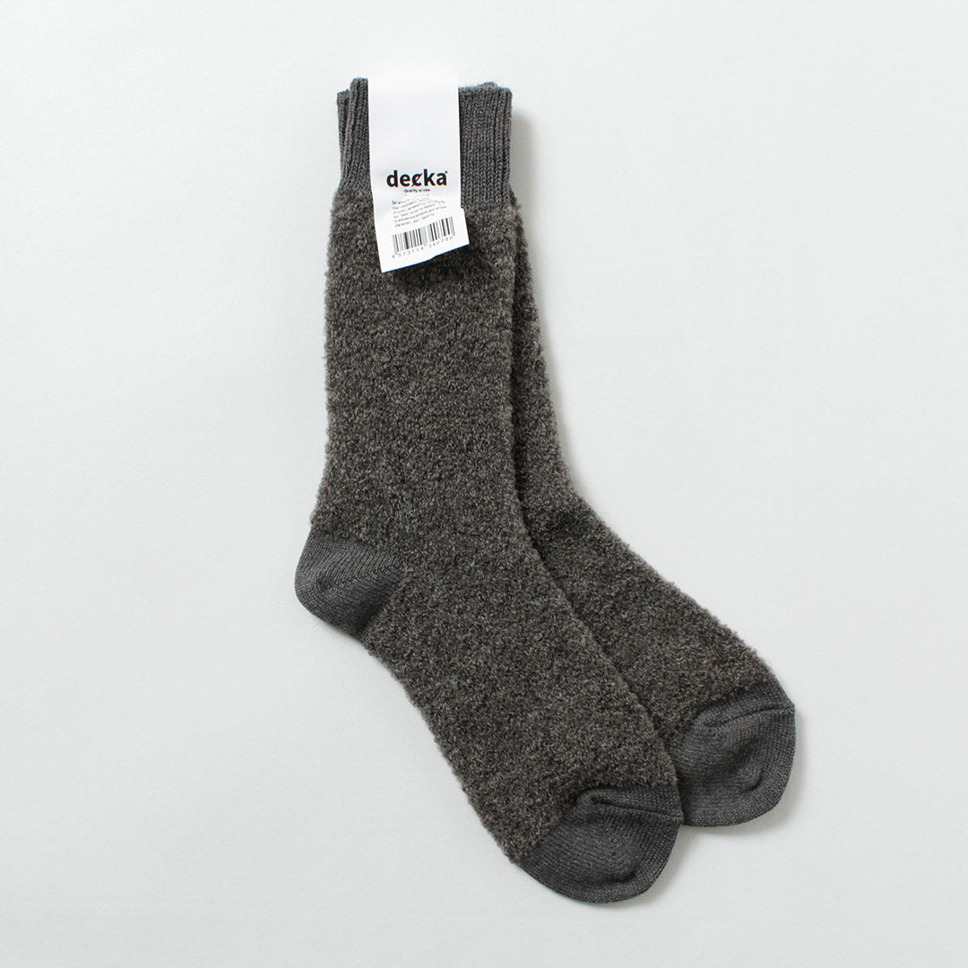 DECKA QUALITY SOCKS - SHOWATABÉ / Baby Alpaca & Merino Wool Socks