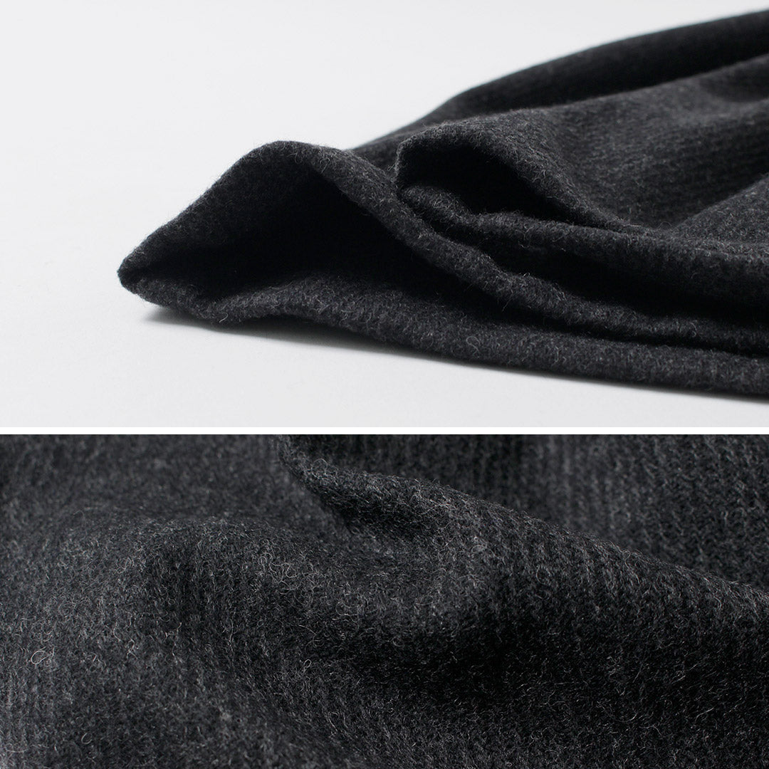 RE MADE IN TOKYO JAPAN / Pantalon large Kersey en laine et cachemire