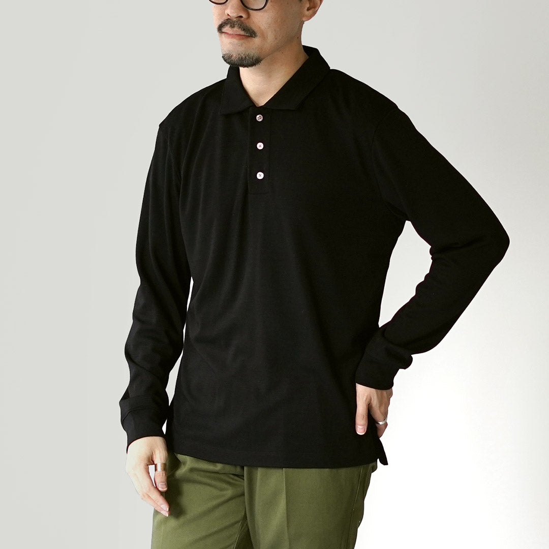 RE MADE IN TOKYO JAPAN / Robe Polo en tricot de laine
