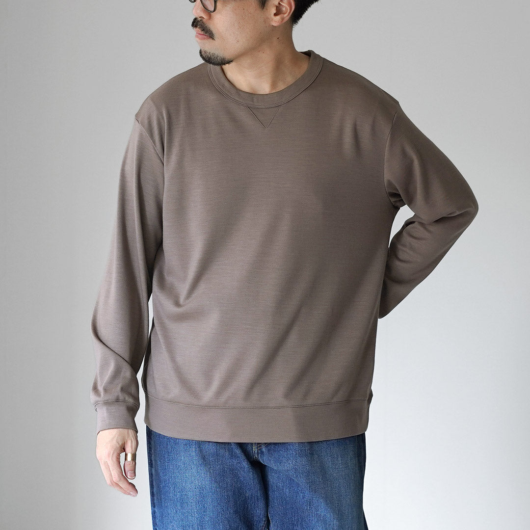 RE MADE IN TOKYO JAPAN / Dress Wool Knit Crew Relaxed Fit