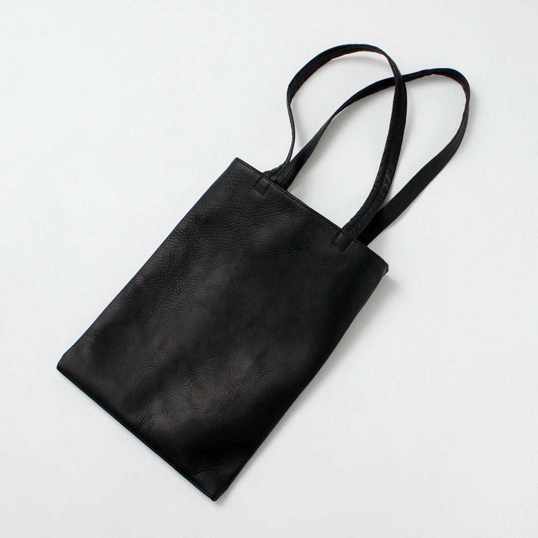 MR.OLIVE / IMPERMA-LEATHER 扁平托特包 M