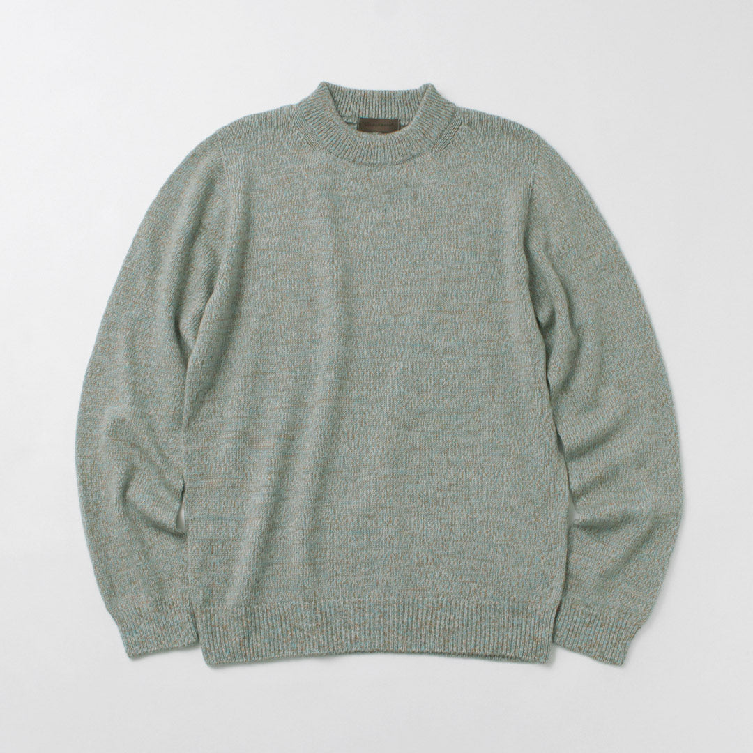 RINASCENTE / Tejido italiano con cuello simulado en mezcla de lana cashmere