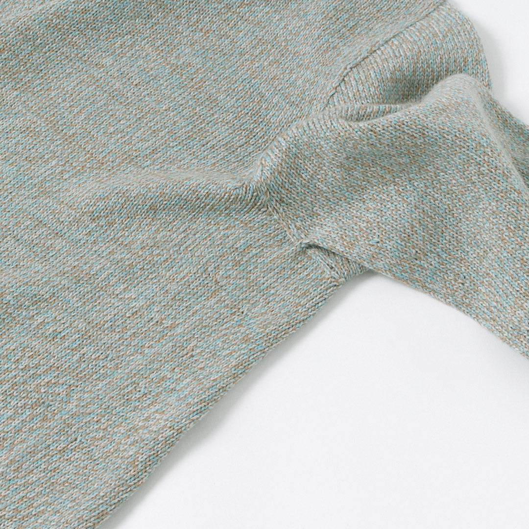 RINASCENTE / Tejido italiano con cuello simulado en mezcla de lana cashmere