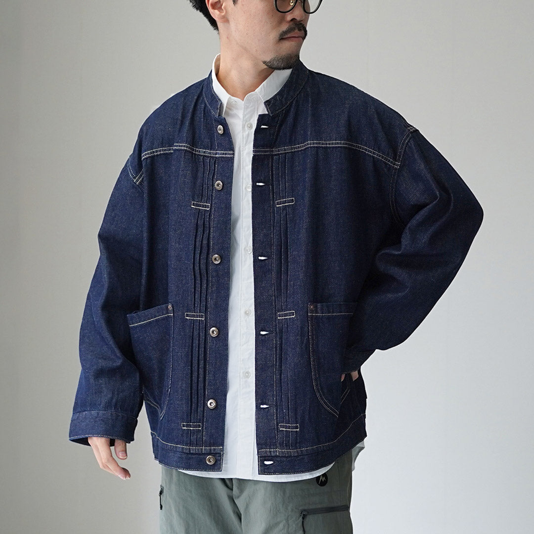 GOHEMP / Chaqueta vaquera de 3 pliegues de 9 oz