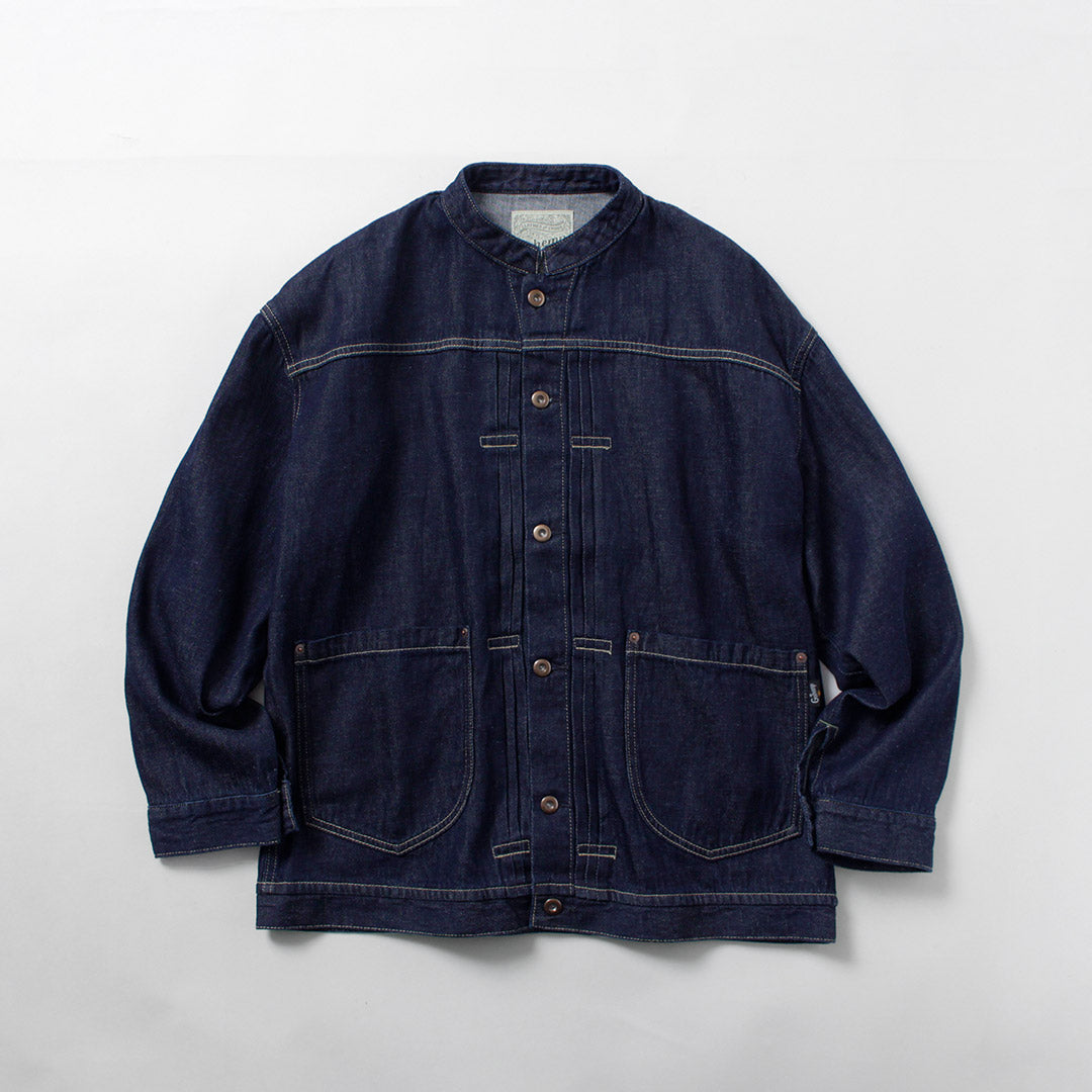 GOHEMP / Chaqueta vaquera de 3 pliegues de 9 oz