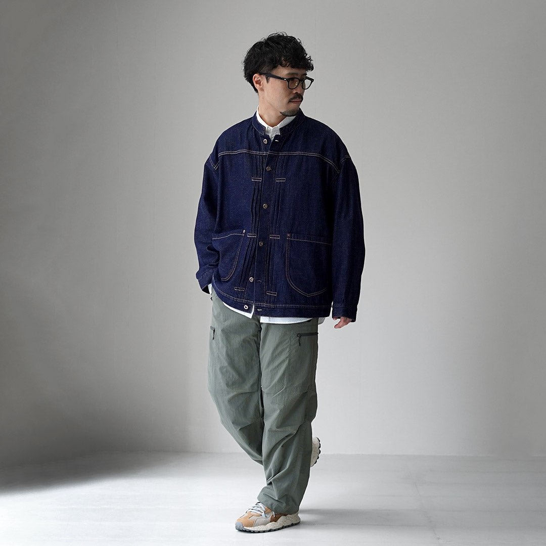GOHEMP / Chaqueta vaquera de 3 pliegues de 9 oz
