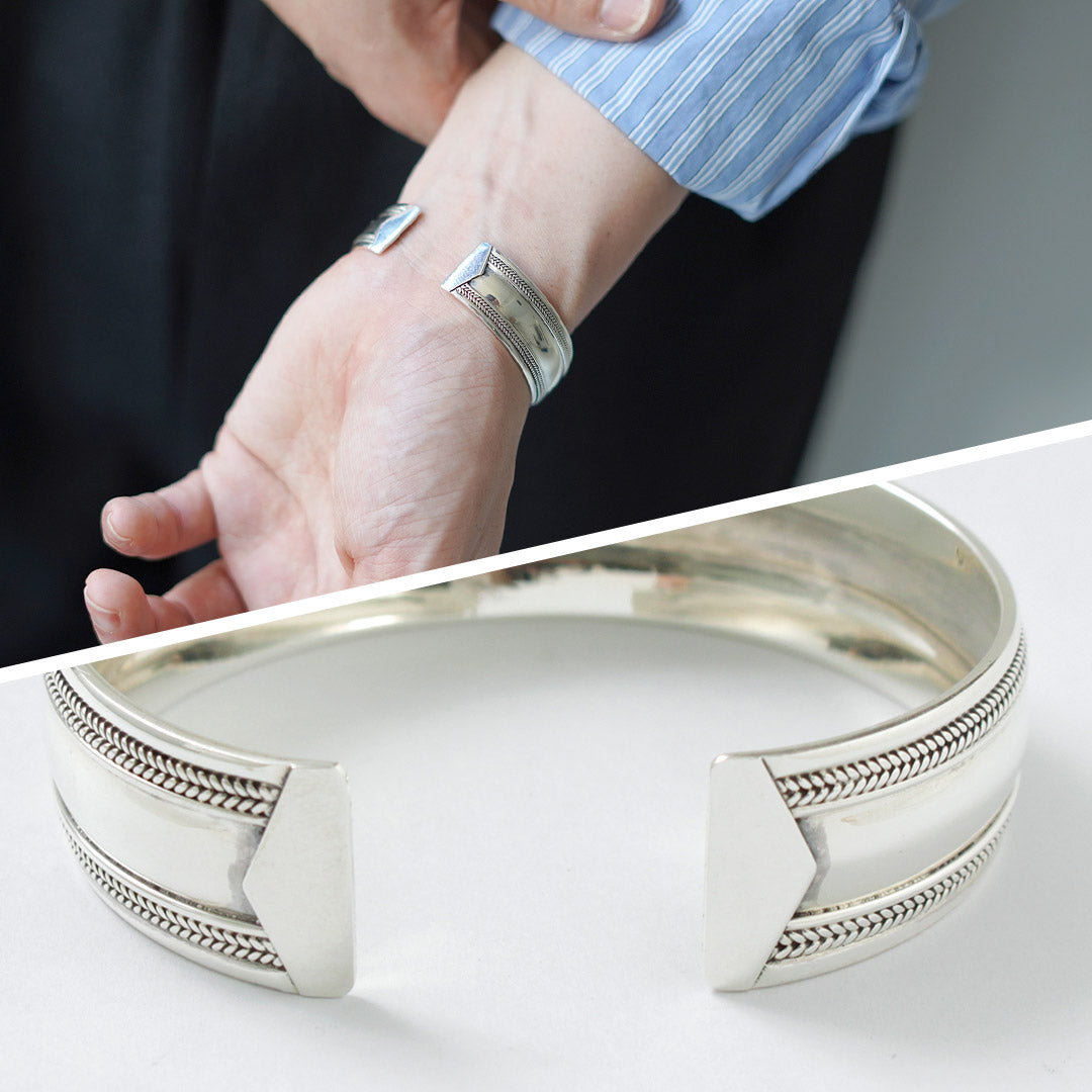 TMW / Bracelet étroit en argent sterling