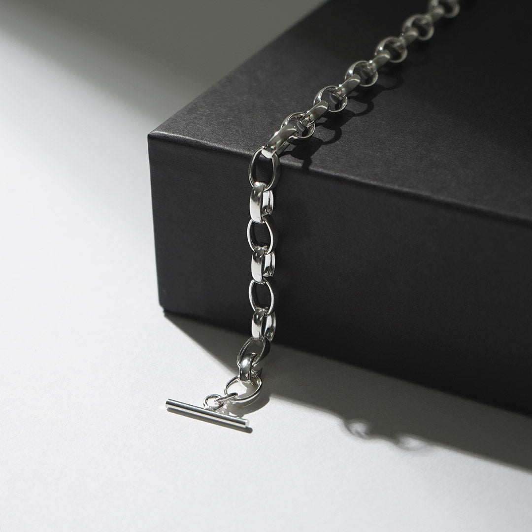 TMW / Bracelet à chaîne câblée en argent sterling