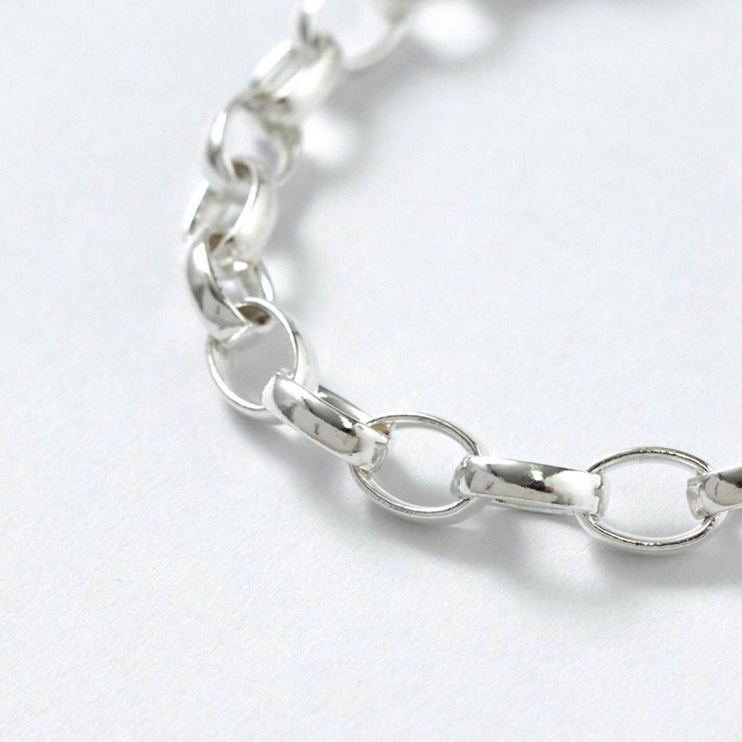 TMW / Bracelet à chaîne câblée en argent sterling