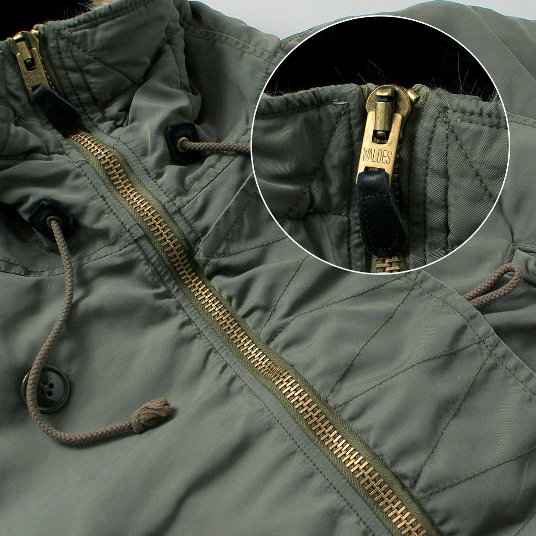 REMI RELIEF / Veste en fourrure écologique N-3B en sergé de nylon recyclé