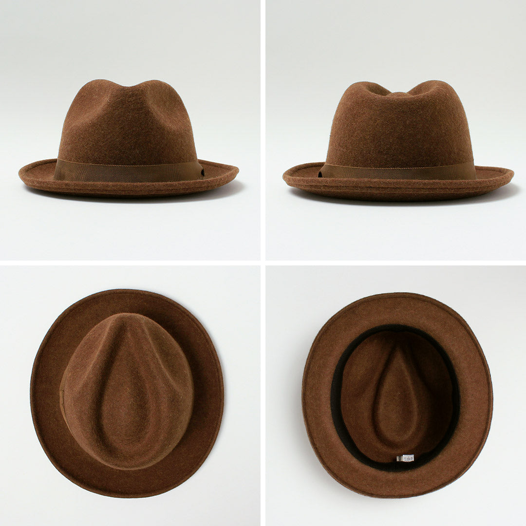 HIGHER / Sombrero Fedora con ala de fieltro