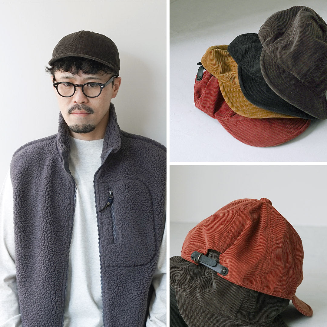 HIGHER / Gorra de pana de 14 columnas