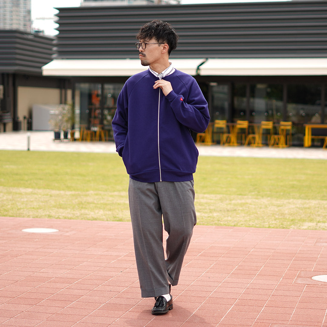 HEALTHKNIT / 经典毛衣圆领拉链开衫