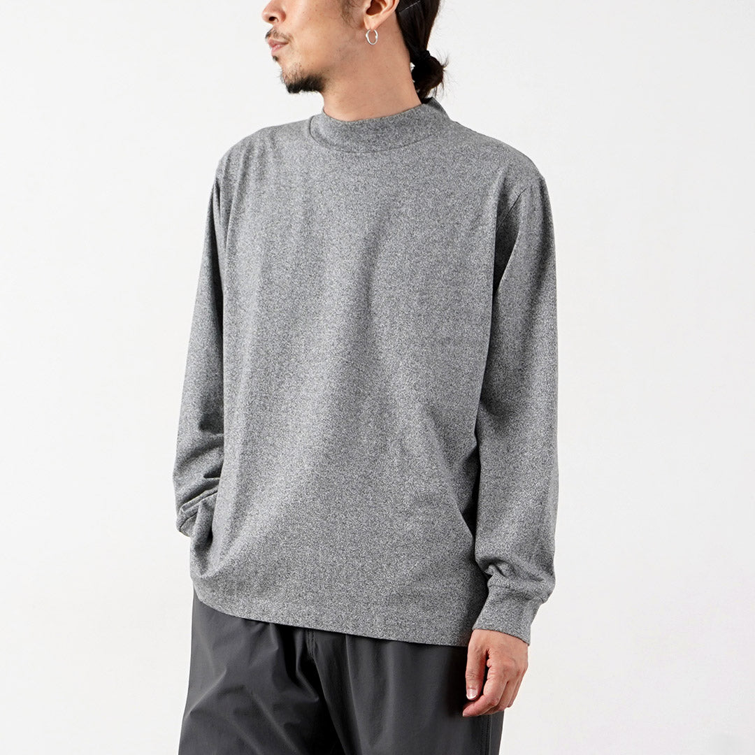 HEALTHKNIT / US Cotton Universal Mock Neck Long-Sleeve T-Shirt