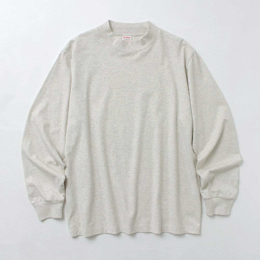HEALTHKNIT / US Cotton Universal Mock Neck Long-Sleeve T-Shirt