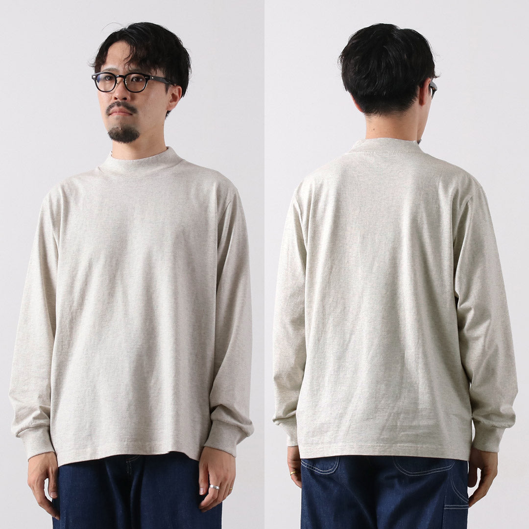 HEALTHKNIT / 美棉長袖小高領T卹