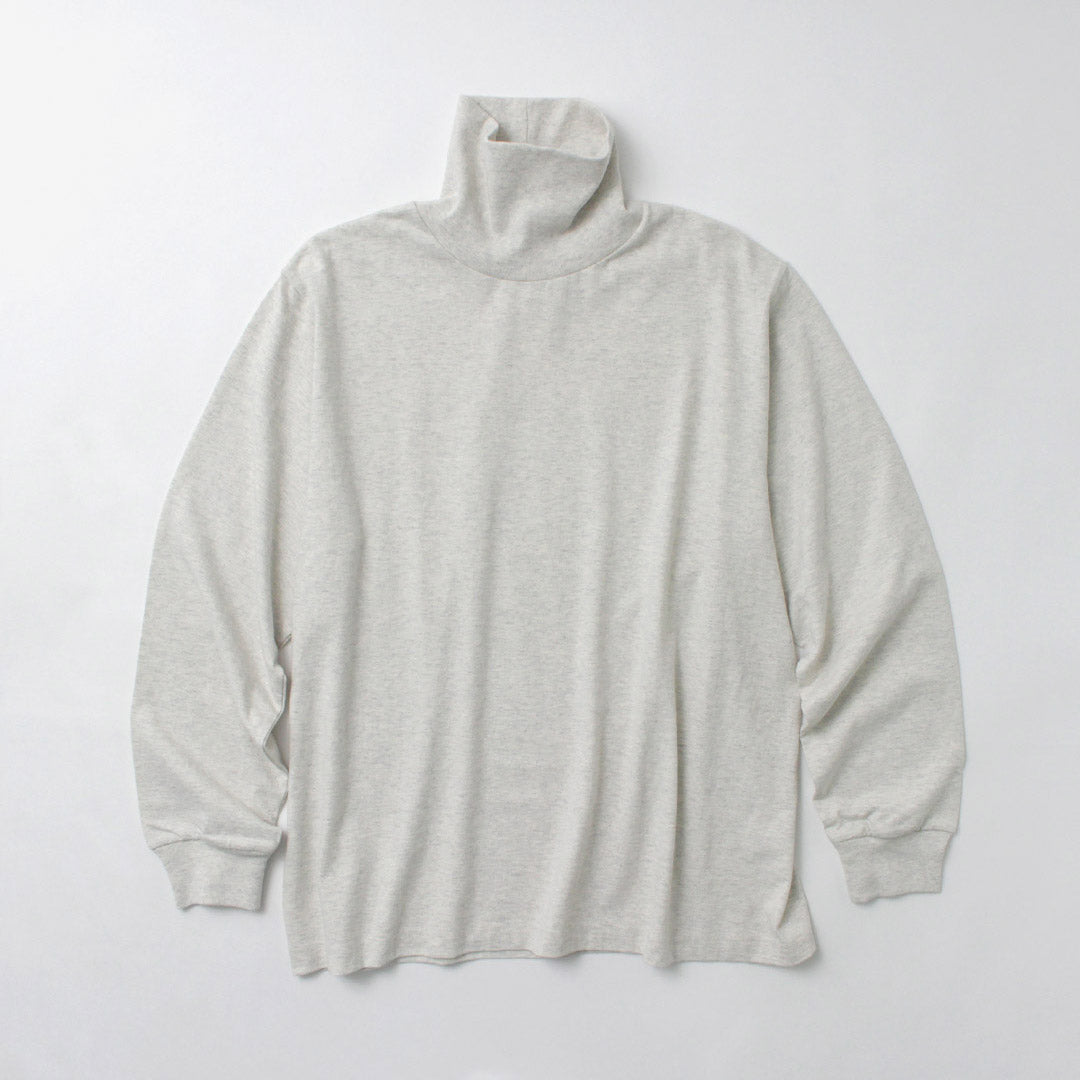 HEALTHKNIT / US Cotton Long Sleeve Turtleneck T-Shirt