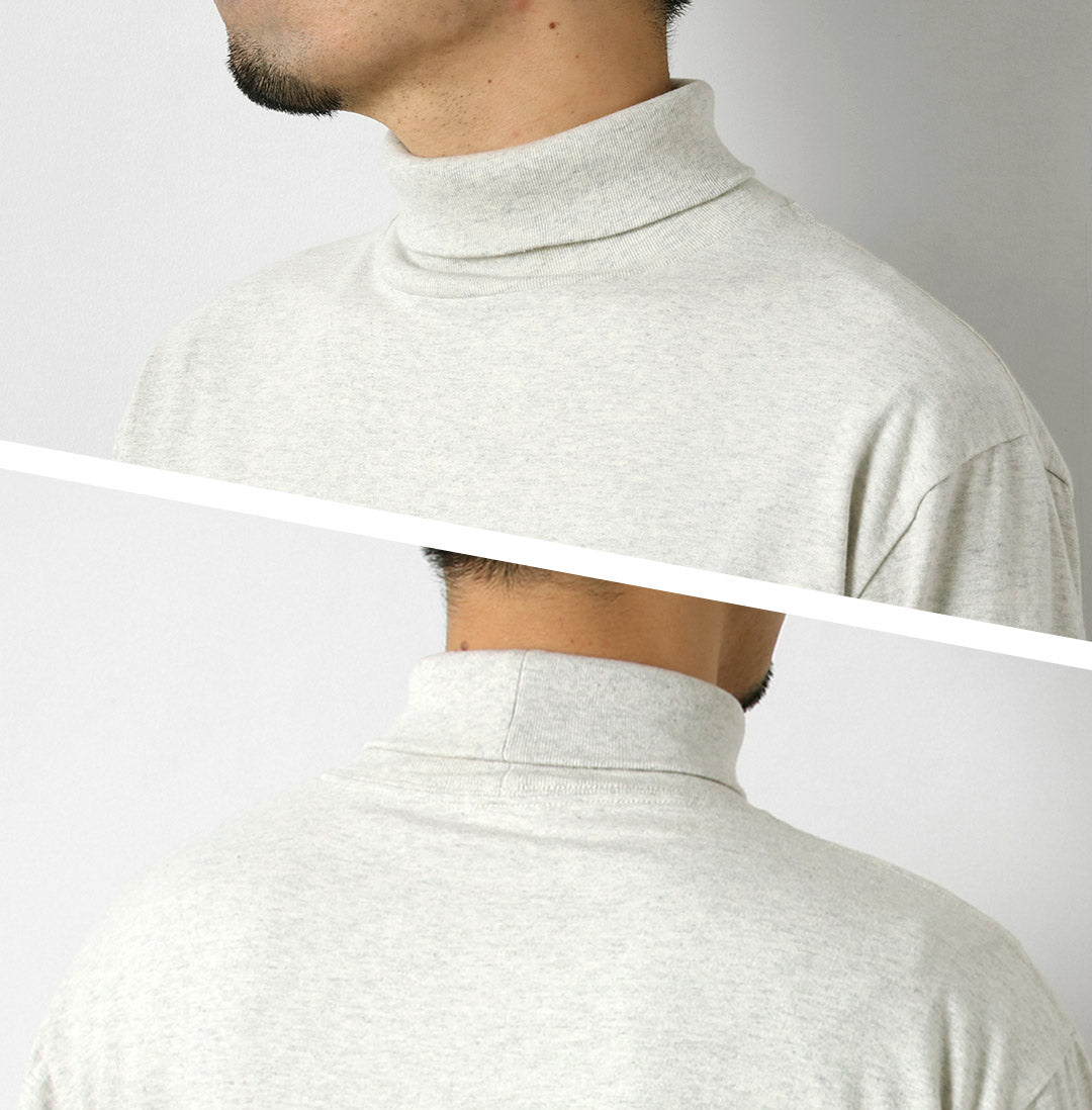 HEALTHKNIT / T-shirt à col roulé à manches longues en coton US