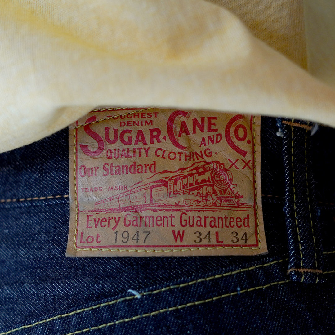SUGAR CANE / 14.25 盎司牛仔长裤 1947 年型号