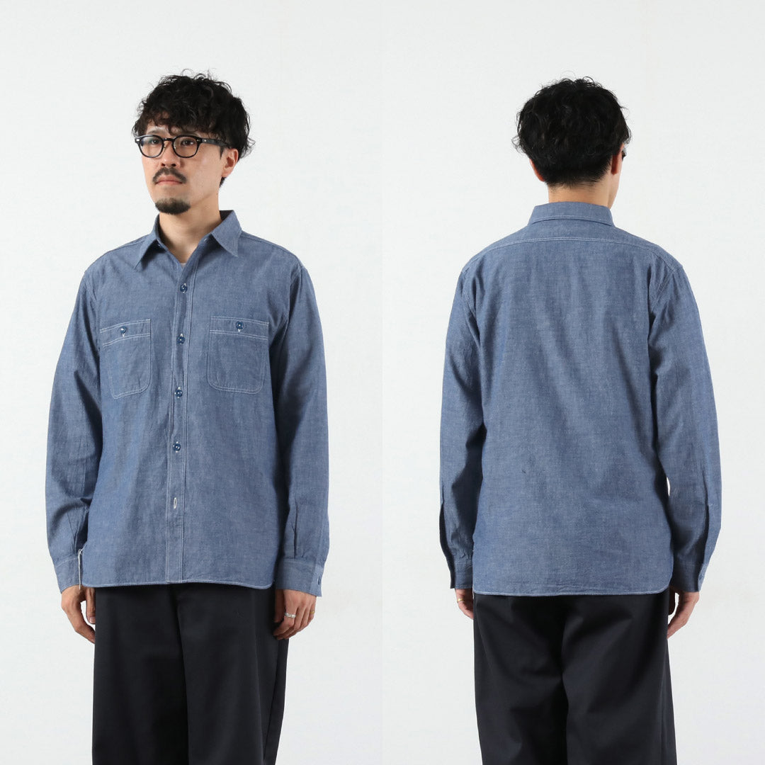 BUZZ RICKSONS / 샴브레이 워크 셔츠