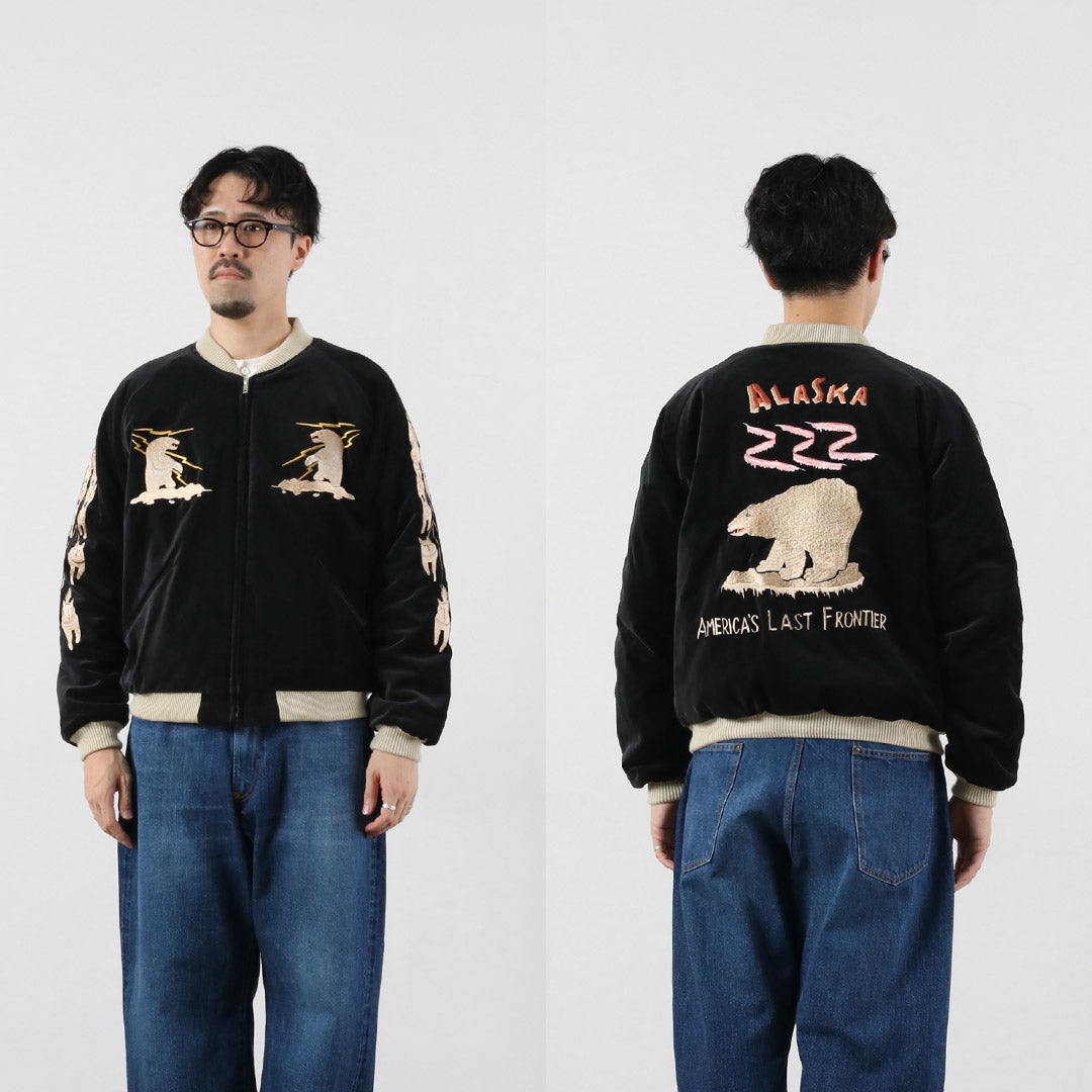 TAILOR TOYO / Veste souvenir matelassée en velours