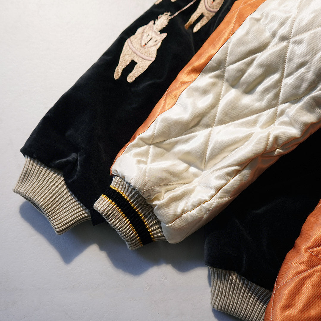 TAILOR TOYO / Veste souvenir matelassée en velours