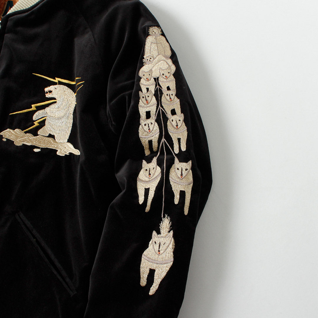 TAILOR TOYO / Veste souvenir matelassée en velours