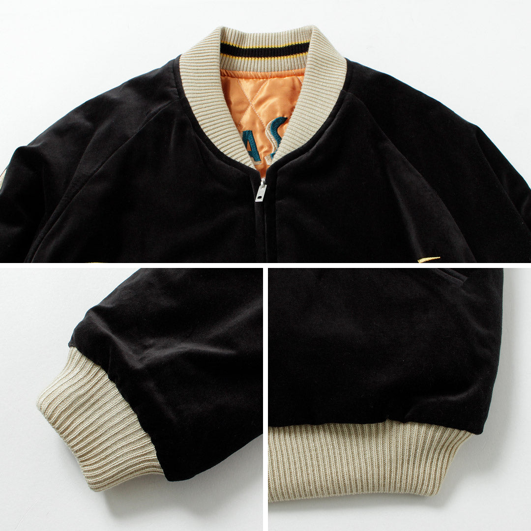TAILOR TOYO / Veste souvenir matelassée en velours