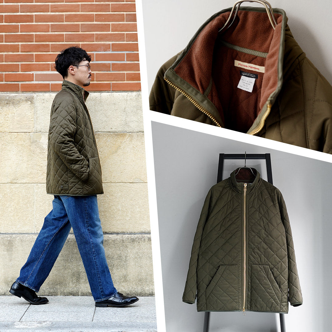 SUNNY SPORTS / HARROWE HARROWE Collaboration Softshell Stand-Collar Zip-Up Blouson