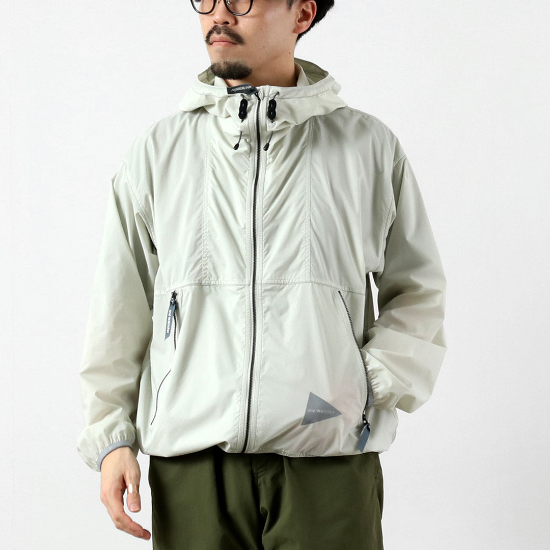 AND WANDER / AND WANDER Veste coupe-vent Pertex M