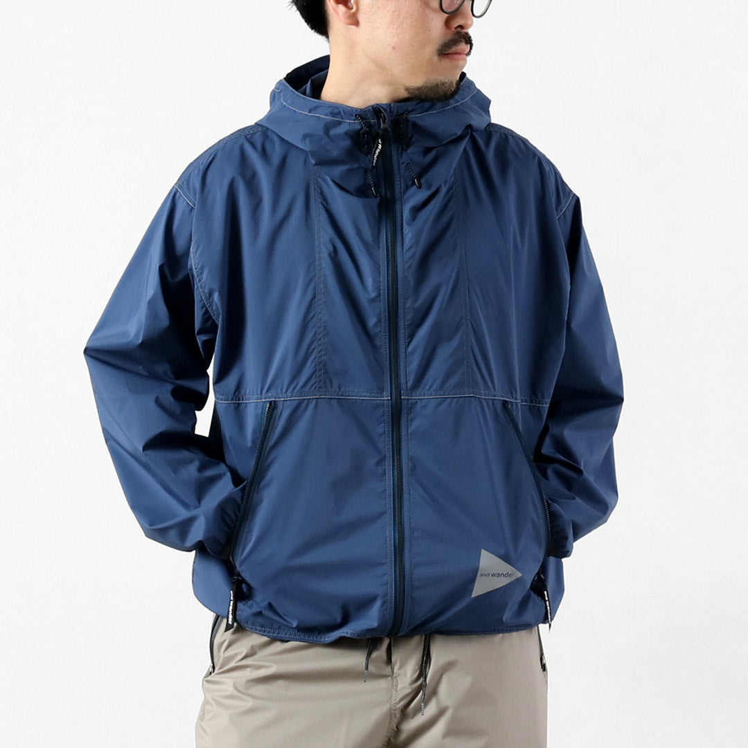AND WANDER / AND WANDER Veste coupe-vent Pertex M