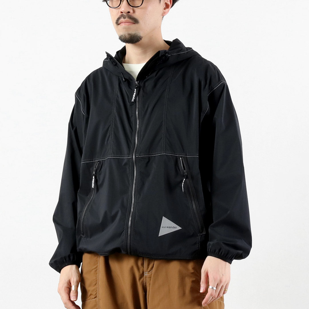 AND WANDER / AND WANDER Veste coupe-vent Pertex M