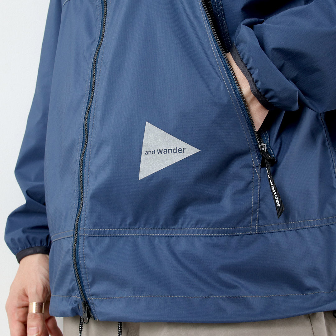 AND WANDER / AND WANDER Veste coupe-vent Pertex M