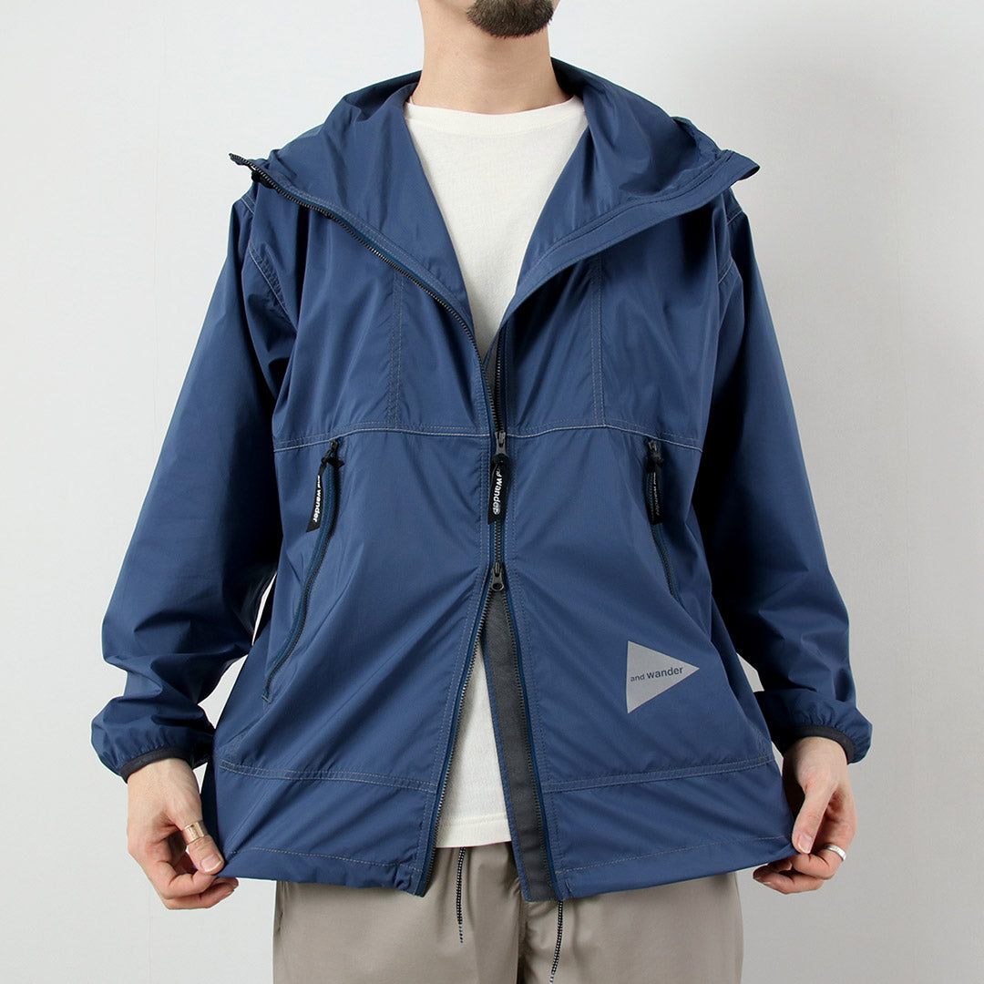 AND WANDER / AND WANDER Veste coupe-vent Pertex M