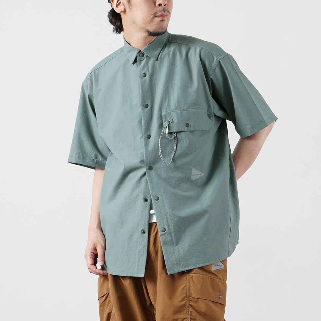AND WANDER / Dry Breathable Short Sleeve Shirt