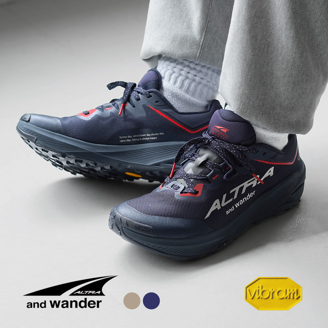 AND WANDER / ALTRA Collaboration Experience Wild 3+ Sneakers