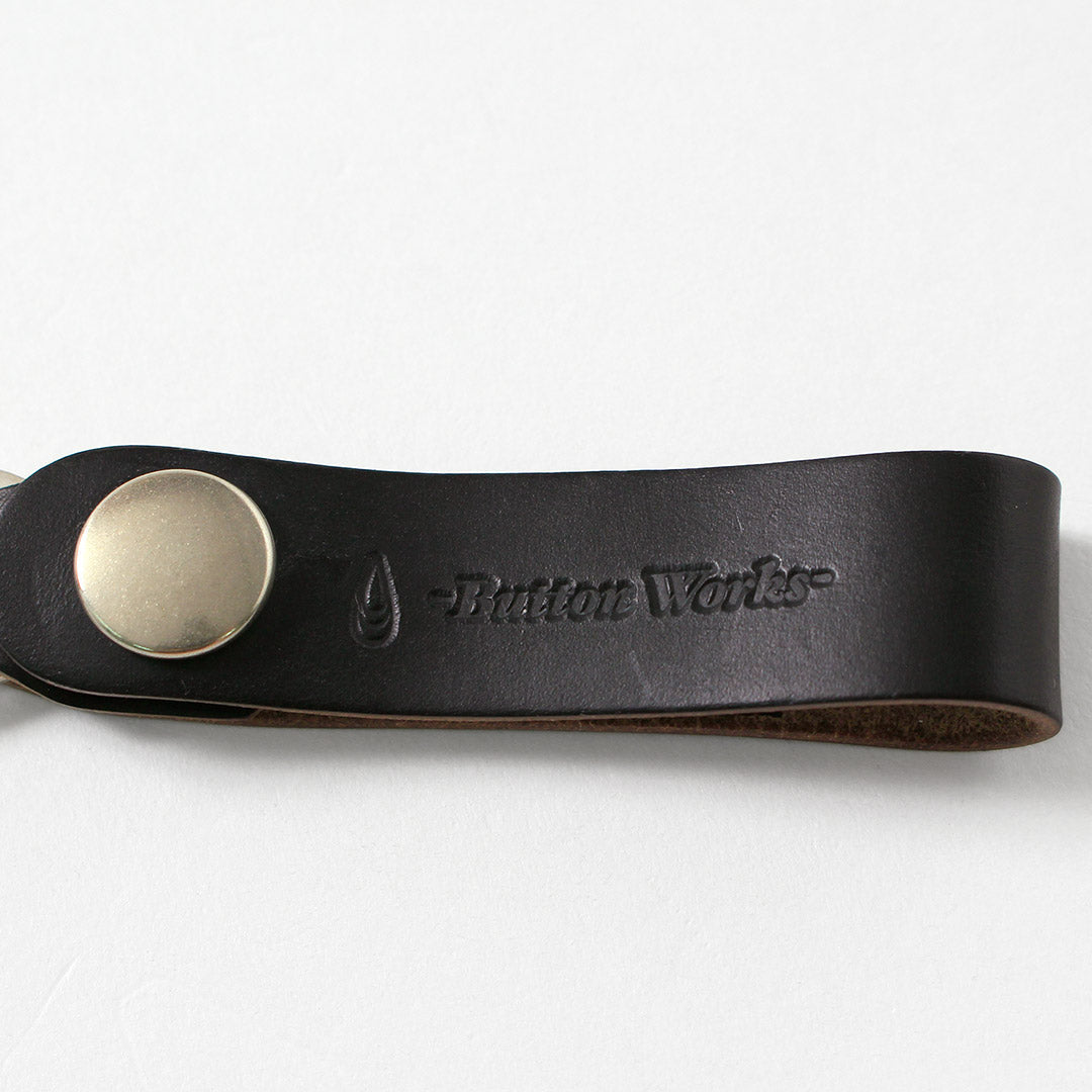 BUTTON WORKS / Porte-clés en cuir Chromexcel - Crochet d'ancrage North & Judd