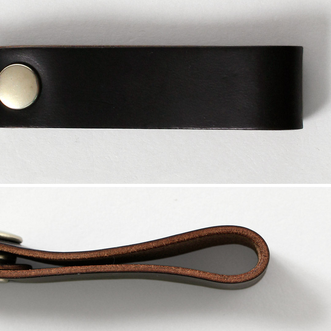 BUTTON WORKS / Porte-clés en cuir Chromexcel - Crochet d'ancrage North & Judd