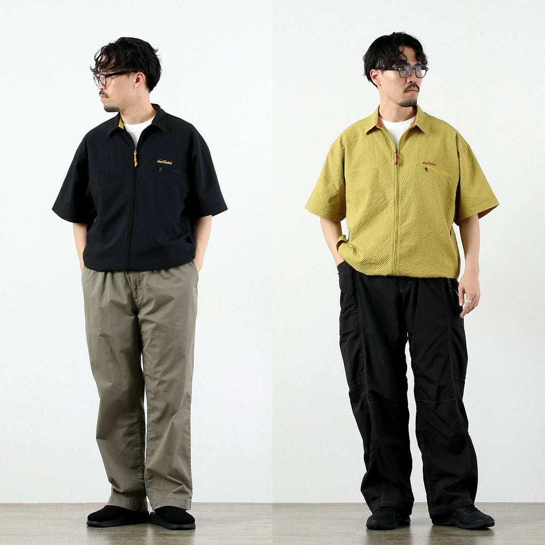WILDTHINGS / 壁虎泡泡纱衬衫