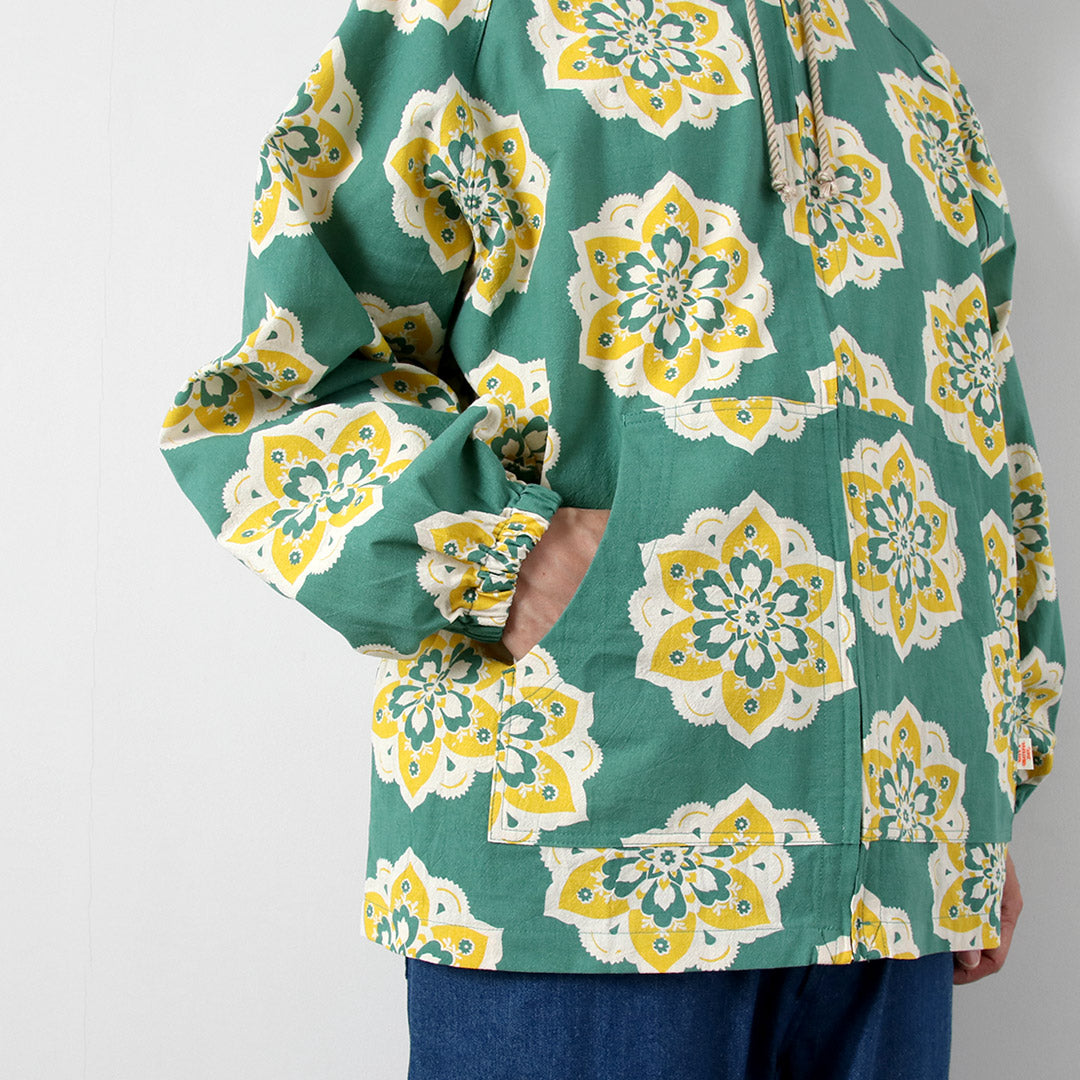 TENGA UN DÍA AGRADECIDO / Sudadera con capucha de playa con estampado de diseño redondo